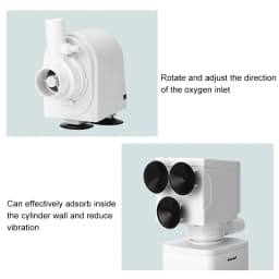 Aquarium Filter Pump Fish Tank Submersible Silent Air Oxygen Aerator Water Change Pump Aquarium Air Pump Wave Maker 220v