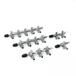 Aquarium 1-8 Way Air Splitter Valve Fish Tank Air Pump Flow Splitter Distributor Pump Valve Tap Lever Control Switch Valve