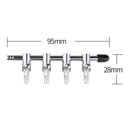 Aquarium 1-8 Way Air Splitter Valve Fish Tank Air Pump Flow Splitter Distributor Pump Valve Tap Lever Control Switch Valve