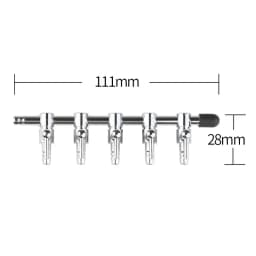 Aquarium 1-8 Way Air Splitter Valve Fish Tank Air Pump Flow Splitter Distributor Pump Valve Tap Lever Control Switch Valve
