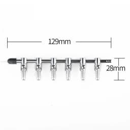 Aquarium 1-8 Way Air Splitter Valve Fish Tank Air Pump Flow Splitter Distributor Pump Valve Tap Lever Control Switch Valve