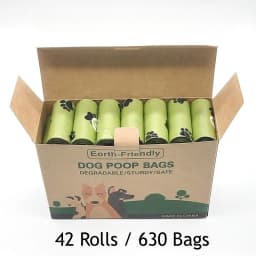 EPI Biodegradable Pet Garbage Bag Dog Poop Bags Dog Poop Bag Dispenser Dog Cleaning Supplies Dog Products for Dogs