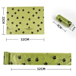 EPI Biodegradable Pet Garbage Bag Dog Poop Bags Dog Poop Bag Dispenser Dog Cleaning Supplies Dog Products for Dogs