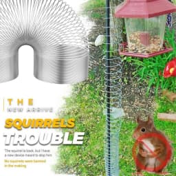 2pcs Squirrel Proof Spring Anti Raccoon Proof Hanging Compression Outdoors Spring For Bird Feeder Station Wrap Around Protection