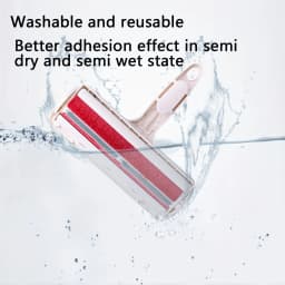 Reusable Pet Hair Remover Roller with Self-Cleaning Base - Upgraded Animal Fur Removal Tool for Couch, Furniture, Carpet, Car Se