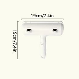 Reusable Pet Hair Remover Roller with Self-Cleaning Base - Upgraded Animal Fur Removal Tool for Couch, Furniture, Carpet, Car Se