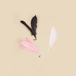 Cats Toys Feathers Wand Interactive Toy Kitten Toys with Super Suction Cup Detachable Feather Replacements Cat Accesorios