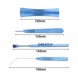 Double Eyelid Set Scissors Ophthalmic Needle Holder Hemostatic Forceps Cosmetic Plastic Instrument Ophthalmic Surgery Instrument
