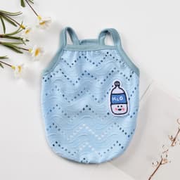 Summer Puppy Dog Cat Camisole Vest Cute Mesh Pet Clothes for Small Dogs Poodle Maltese Shirts Mascotas Apparels Ropa Para Perros