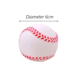 Diameter 6cm Pet Dog Ball Toys with Squeak for Small Dogs French Bulldog Chihuahua Bite Resistant Puppy Chew Toys Pet Supplies