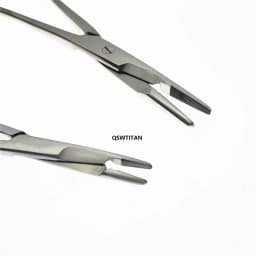 Multifunctional needle holder with scissors 12.5cm/14cm Needle Holder Insert with Scissors Gold Handle Clamp