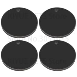 100pcs/lot Engravable Stainless Steel Tag for Necklace Blank Plate Stamping Tags for Custom Logo Charms Pet ID Tag DIY Jewelry
