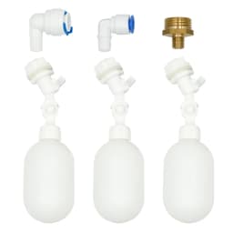 Mini Water Float Valve Plastic Adjustable Auto Fill Float Ball Valve Water Control Switch For Water Tower Water Tank 1Pcs