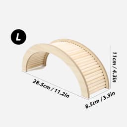 Hamster Wooden Steps Bridge Toy Guinea Pig Hedgehog Squirrel Arch Bridge Small Pet Exercise Toys Arch Bridge D9254