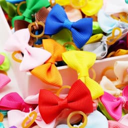 10/20/30pcs Cute Pet Dog Hair Bows Solid Grooming Bows with Rubber Band Gifts for Small Dogs Hand-made Headwear Dog Supplies