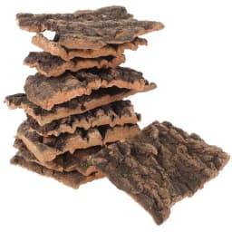 10Pcs Tree Bark Decor Reptile Habitat Terrarium Accessories Pet Products Lizard Climbing Bark Turtle Basking Platform