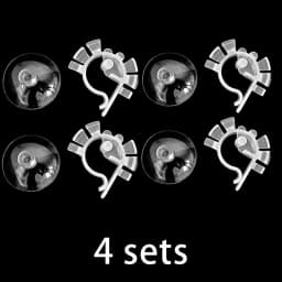 Aquarium Air Tube Water Hose Fixing Clip Pipe Holder U-shaped Tube Mount Bracket Fish Tank Clamp for 4-6mm Hose Accesories