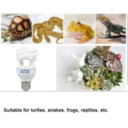 E27 13W/26W Reptile Uvb Lamp Calcium Supplement Lamp UVB5.0/10.0 for Tortoise Lizard Snake UV Lamp for Succulent Plants