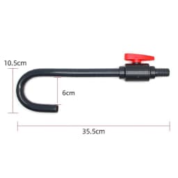 Aquarium Water Inlet Outlet Tube Aquarium Water Changer Water Inflow Outflow Tube Water Pipe Fittings Aquarium Accessories