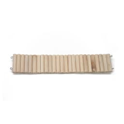 Bendable Hamster Climbing Ladder Wooden Multifunctional Hamster Habitat Toy Cage Decoration Easy To Install
