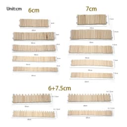 Bendable Hamster Climbing Ladder Wooden Multifunctional Hamster Habitat Toy Cage Decoration Easy To Install