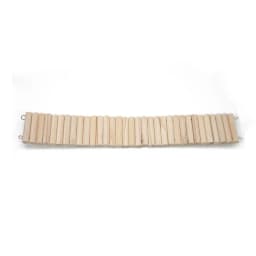 Bendable Hamster Climbing Ladder Wooden Multifunctional Hamster Habitat Toy Cage Decoration Easy To Install