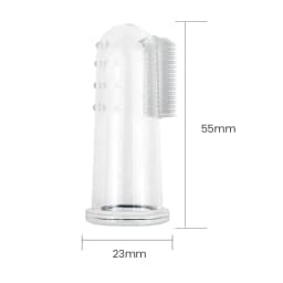 Super Soft Pet Finger Toothbrush Teddy Dog Brush Bad Breath Tartar Teeth Care Tool Dog Cat Cleaning Silicagel Pet Supplies