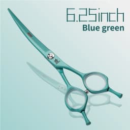 Fenice Dog Scissors 6.25/7.0inch Curved Scissors Pet Grooming Shears JP440C Dog Beauty Scissors Groomer Equipment