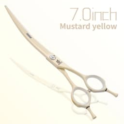Fenice Dog Scissors 6.25/7.0inch Curved Scissors Pet Grooming Shears JP440C Dog Beauty Scissors Groomer Equipment