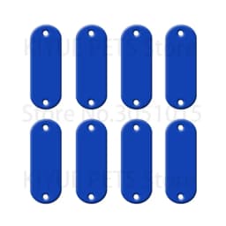Wholesale 20Pcs Tag Dog For Collar Name Charm ID Tag Oval Custom Aluminum Pet Dog Pet Tag Personalized Engraved Dogs Cat ID Tags