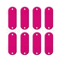 Wholesale 20Pcs Tag Dog For Collar Name Charm ID Tag Oval Custom Aluminum Pet Dog Pet Tag Personalized Engraved Dogs Cat ID Tags