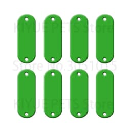 Wholesale 20Pcs Tag Dog For Collar Name Charm ID Tag Oval Custom Aluminum Pet Dog Pet Tag Personalized Engraved Dogs Cat ID Tags