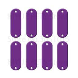 Wholesale 20Pcs Tag Dog For Collar Name Charm ID Tag Oval Custom Aluminum Pet Dog Pet Tag Personalized Engraved Dogs Cat ID Tags