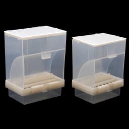 1Pcs Pet Bird Feeder Prevention Splash Food Container Parrot Hanging Automatic Feeder Bird Feeder Tool Starling Tiger Skin Peony
