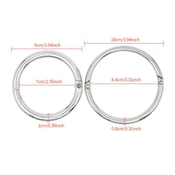 1Pcs Metal Cattle Nose Rings Bull Ox Cow Bovine Traction Clamp 9/10cm Farm Animal Livestock Nose Clips Farm Animal Supplies