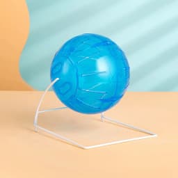 Funny Hamster Toys Spherical Translucent Treadmill for Rats Hamsters Pet Running Toy Durable Plastic Ball Diameter 10-14.5 CM