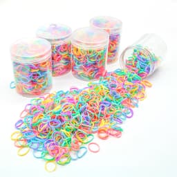 Wholesale Pet Dog Cat Hair Bows Colorful Rubber Bands Colored Top Elastic for Dog Grooming Bows Puppy Accessories Pet Products