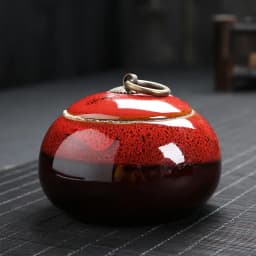 Ceramic Pet Urns Cremation, Dog Urns, Keepsake, Small Ashes Box, Coffin Souvenir, Personalized Color, Funeral Home Decoration
