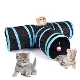 Cat Tunnel Foldable Cats Tunnel Cat Toy Breathable Drill Barrel for Indoor loud paper Pet Supplies Cat S Y Pass Play Tunnel