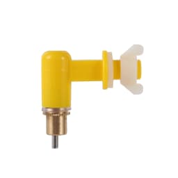 10Set New Chicken Waterer Nipples Drinkers Quail Chicks Turkeys Ducks Poultry Waterer Nipples Leak-Proof Automatic Spring Type