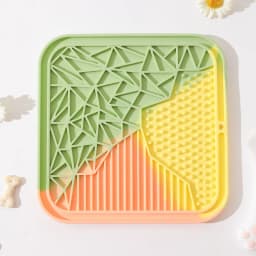 Pet Supplies Silicone Pet Licking Mat Cat Anti-choking With Slow Food Bowl Puppy Bath Distracted Licking Plate Cutlery