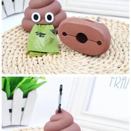1pc Creative Pet Product Dog Toilet Bag Dispenser Garbage Bags, Portable Garbage Shell Holder For Animal Manure Cleaning
