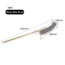 13cm Steel Wire Brush Aquarium Algae Cleaning Brush Nylon Brush Aquarium Cleaner Fish Tank Stain Cleaning Tools Accessories 3pcs