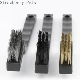13cm Steel Wire Brush Aquarium Algae Cleaning Brush Nylon Brush Aquarium Cleaner Fish Tank Stain Cleaning Tools Accessories 3pcs