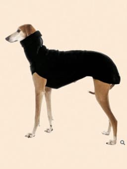 Greyhound Clothes, Dog Winter Coat Pajamas Onesies Turtleneck Stretch Greyhound Apparel Pet Clothes Coat Outfit for Medium, Lar