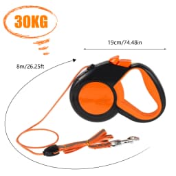 Hands Free Dog Leash Reflective Leash with Waist Bag Retractable Elastic Belt Dog Traction Rope for Running Walking Pet Products