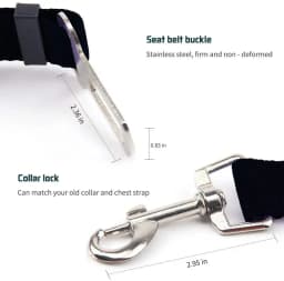 Dog Car Seat Belt Safety Protector Travel Pets Accessories Dog Leash Collar Breakaway Solid Car Harness