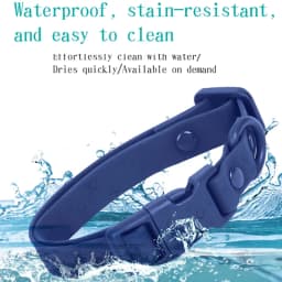 New Macaron Colored PVC Dog Collar Waterproof Dirt Resistant Easy To Clean Pet Collar Adjustable Neck Collar Pet Dog Collar