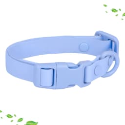 New Macaron Colored PVC Dog Collar Waterproof Dirt Resistant Easy To Clean Pet Collar Adjustable Neck Collar Pet Dog Collar