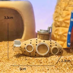 Resin Submarine Ornaments Aquarium Fish Tank Decoration Fish Shrimp Shelter Cave Landscaping Accessories for Aquarium Fish Tank